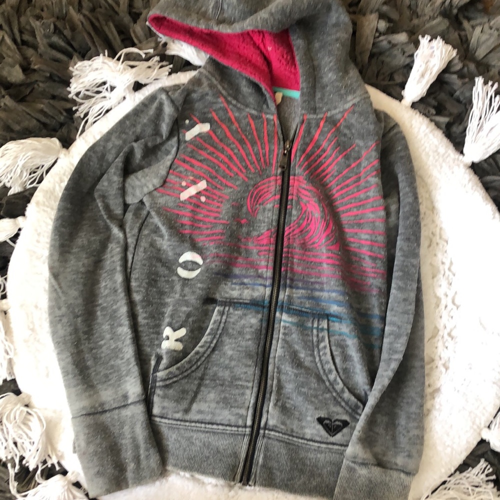 Girls Roxy Zip Up - Picture 2 of 3